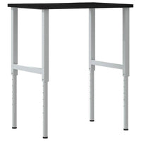 Banco Lavoro Marrone Scuro 80x60x(71,5-98) cm Legno di Rovere 3309720