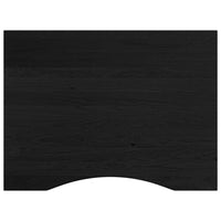 Banco Lavoro Marrone Scuro 80x60x(71,5-98) cm Legno di Rovere 3309720