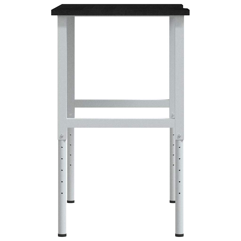 Banco Lavoro Marrone Scuro 100x60x(71,5-98) cm Legno di Rovere 3309721