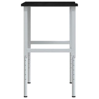 Banco Lavoro Marrone Scuro 100x60x(71,5-98) cm Legno di Rovere 3309721