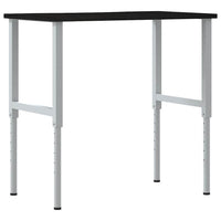 Banco Lavoro Marrone Scuro 100x60x(71,5-98) cm Legno di Rovere 3309721