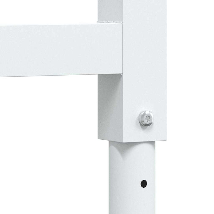 vidaXL Banco Lavoro Marrone Scuro 100x60x(71,5-98) cm Legno di Rovere