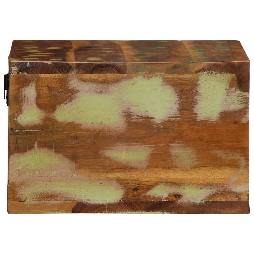 Mobile TV a Parete-Mobile TV a Muro 40x30x19 cm in Legno Massello di Recupero