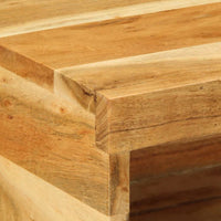 Mobile TV a Parete-Mobile TV a Muro 40x30x19 cm in Legno Massello di Acacia