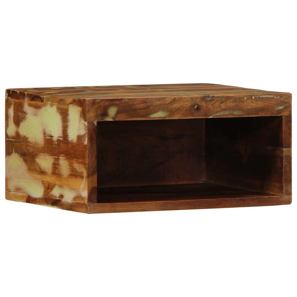 Mobile TV a Parete 2 pz-Set di 2 Mobile TV a Muro in Legno Massello di Recupero