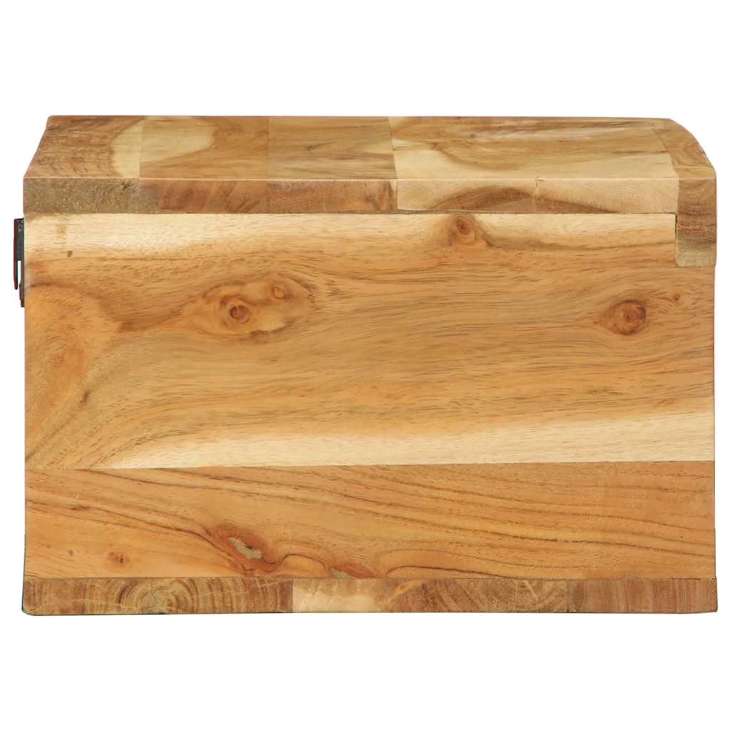 Mobile TV a Parete-Mobile TV a Muro 60x30x19 cm in Legno Massello di Acacia 625195