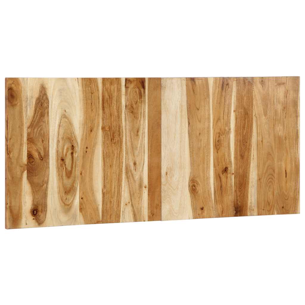 Testiera-Testata-Testiera Decorativa 120 cm in Legno Massello di Acacia