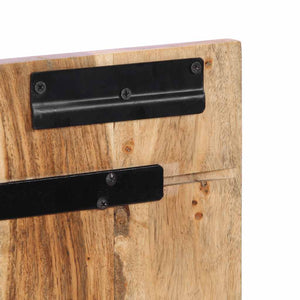 Testiera 120 cm in Legno Massello di Acacia 4017493