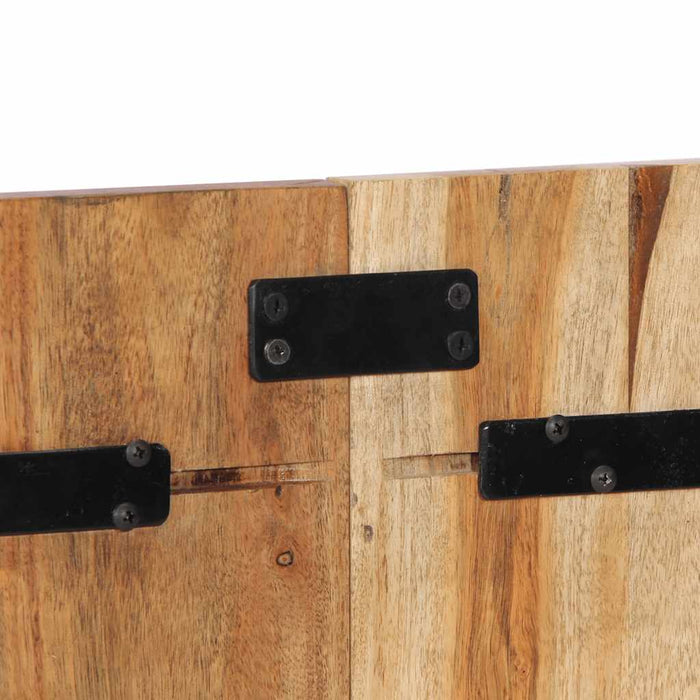 Testiera-Testata-Testiera Decorativa 120 cm in Legno Massello di Acacia