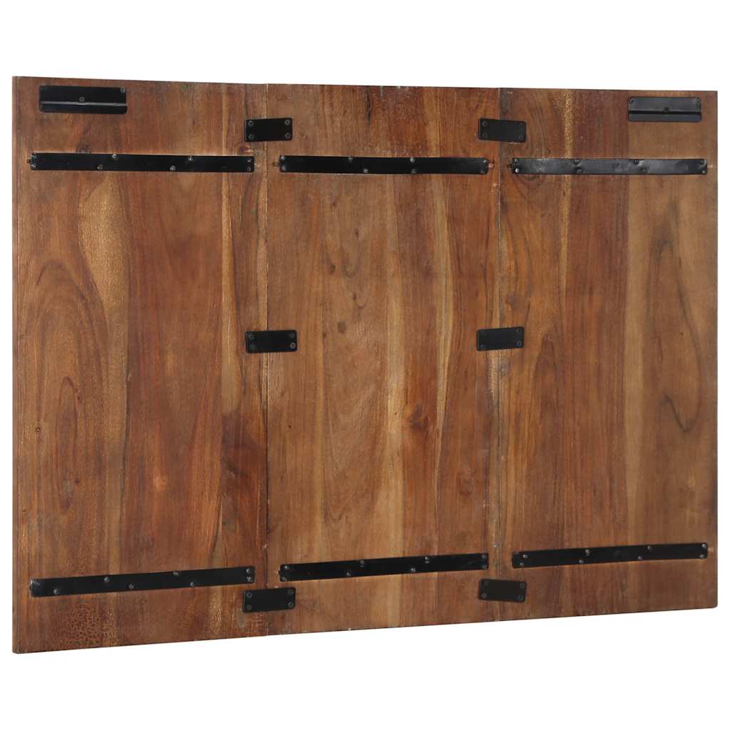 vidaXL Testiera Multicolore 120 cm in Legno Massello Recupero