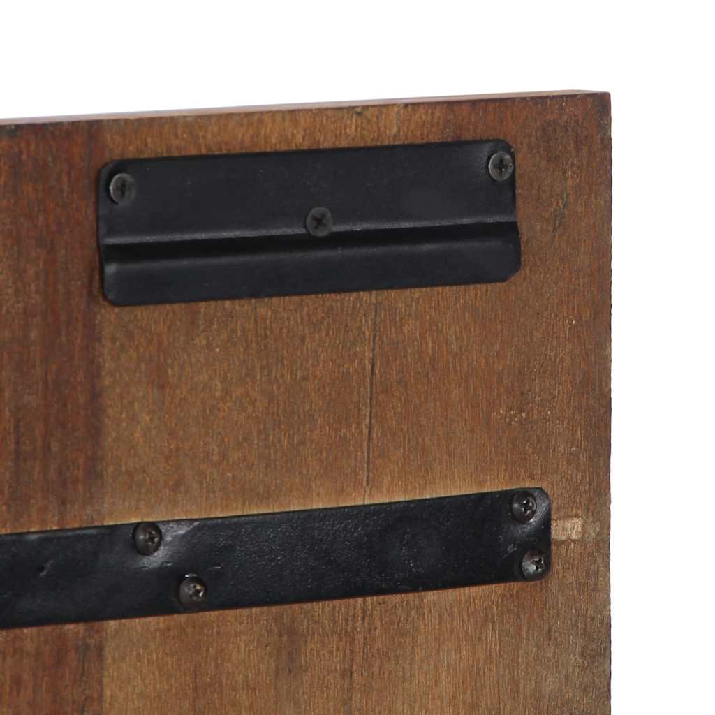 vidaXL Testiera Multicolore 120 cm in Legno Massello Recupero