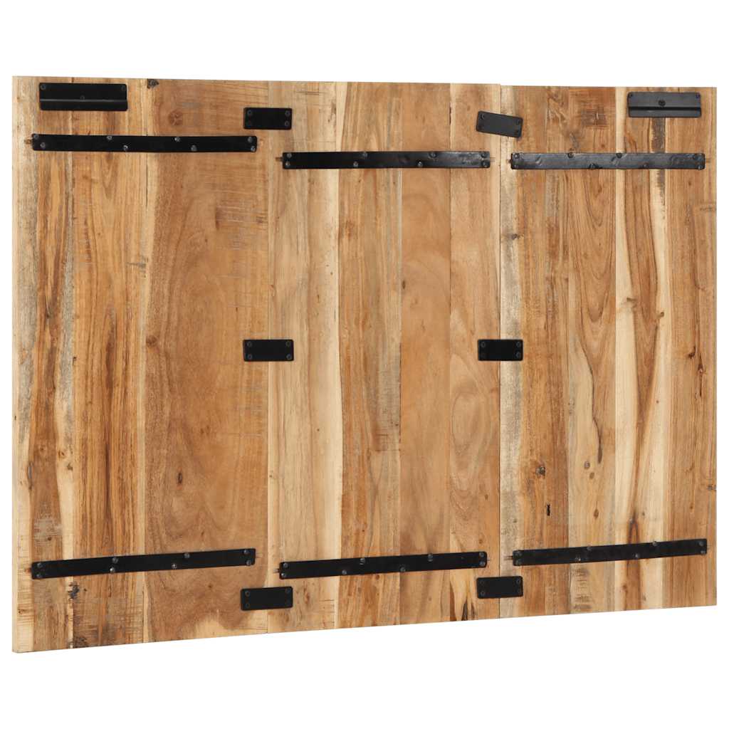 vidaXL Testiera 120 cm in Legno Massello di Acacia