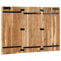 vidaXL Testiera 120 cm in Legno Massello di Acacia