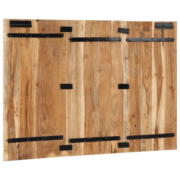 vidaXL Testiera 120 cm in Legno Massello di Acacia