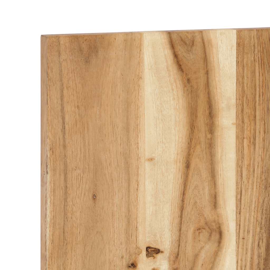 vidaXL Testiera 120 cm in Legno Massello di Acacia