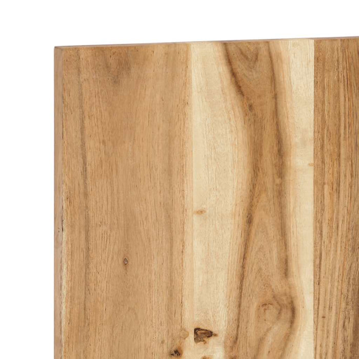 vidaXL Testiera 120 cm in Legno Massello di Acacia