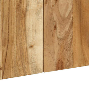 vidaXL Testiera 120 cm in Legno Massello di Acacia