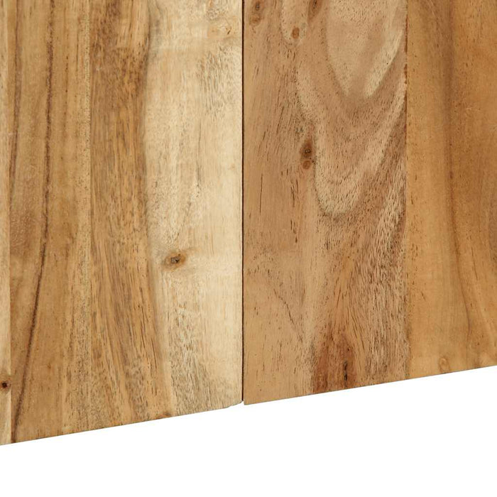 vidaXL Testiera 120 cm in Legno Massello di Acacia