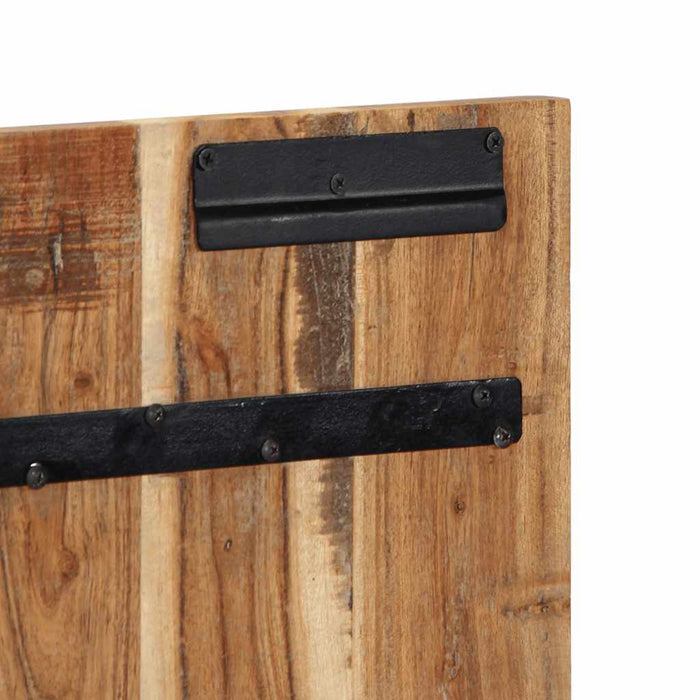 vidaXL Testiera 120 cm in Legno Massello di Acacia