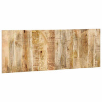 Testiera 140 cm in Legno Massello di Mango Grezzo 4017497