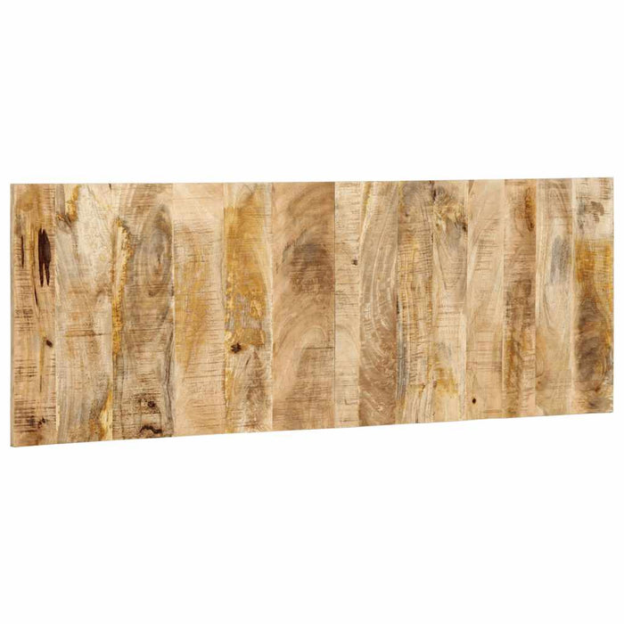 Testiera 140 cm in Legno Massello di Mango Grezzo 4017497