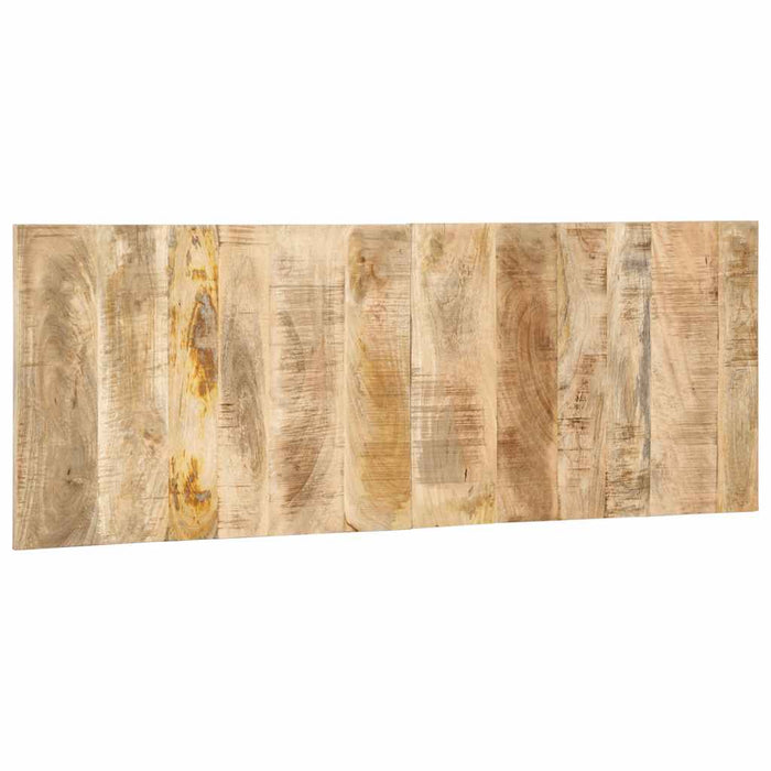 Testiera 140 cm in Legno Massello di Mango Grezzo 4017497