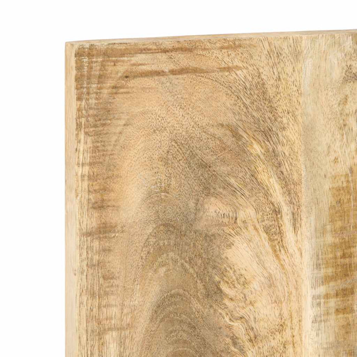 Testiera 140 cm in Legno Massello di Mango Grezzo 4017497