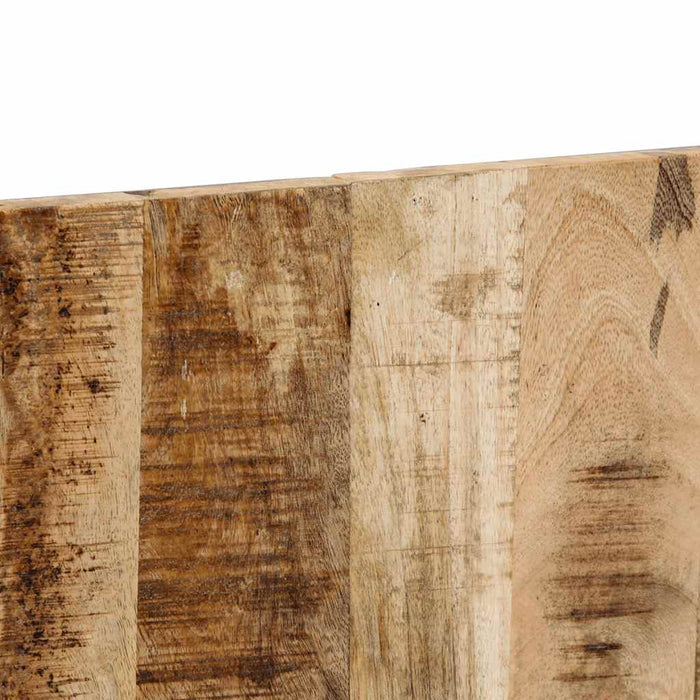 Testiera 160 cm in Legno Massello di Mango Grezzo 4017503
