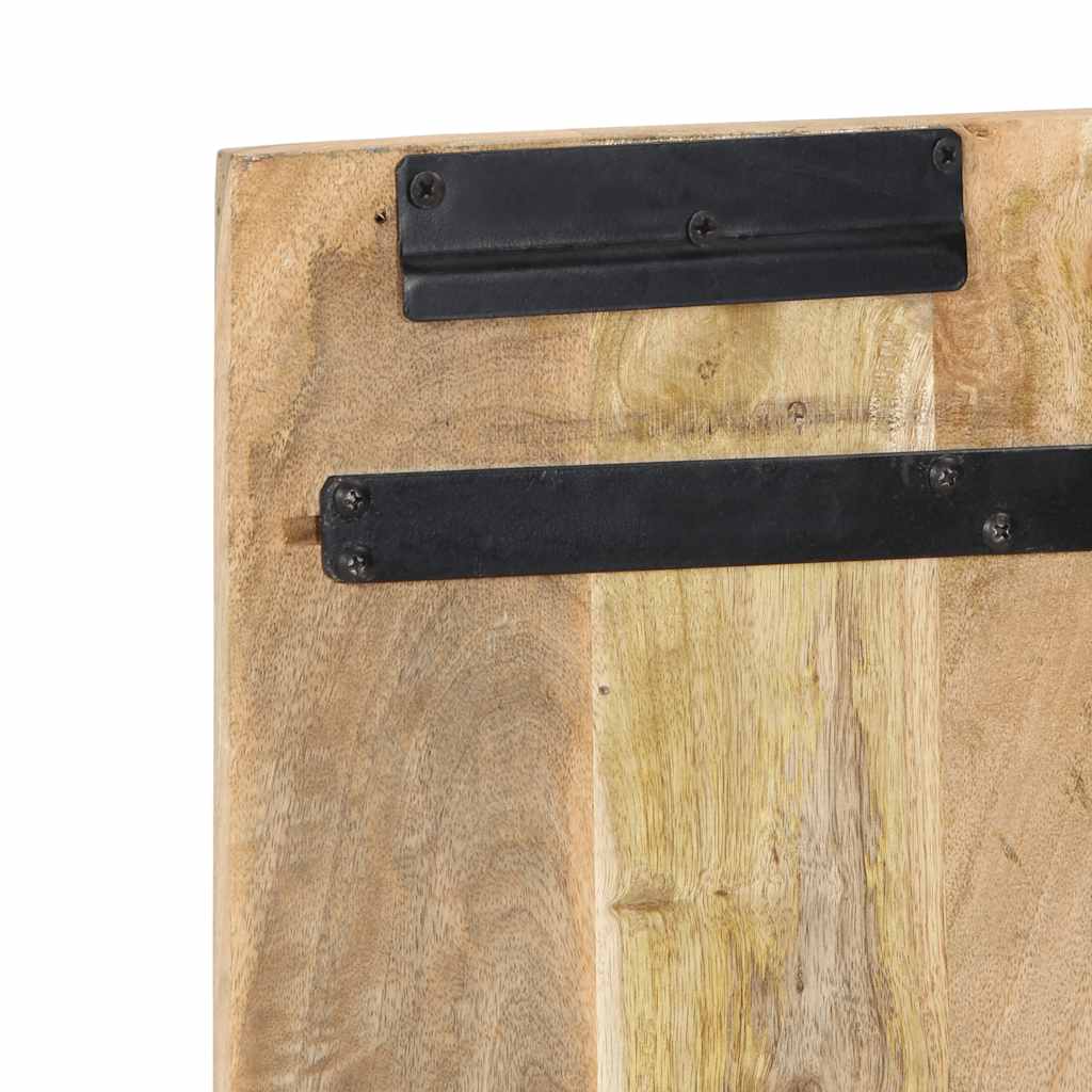 Testiera 160 cm in Legno Massello di Mango Grezzo 4017503