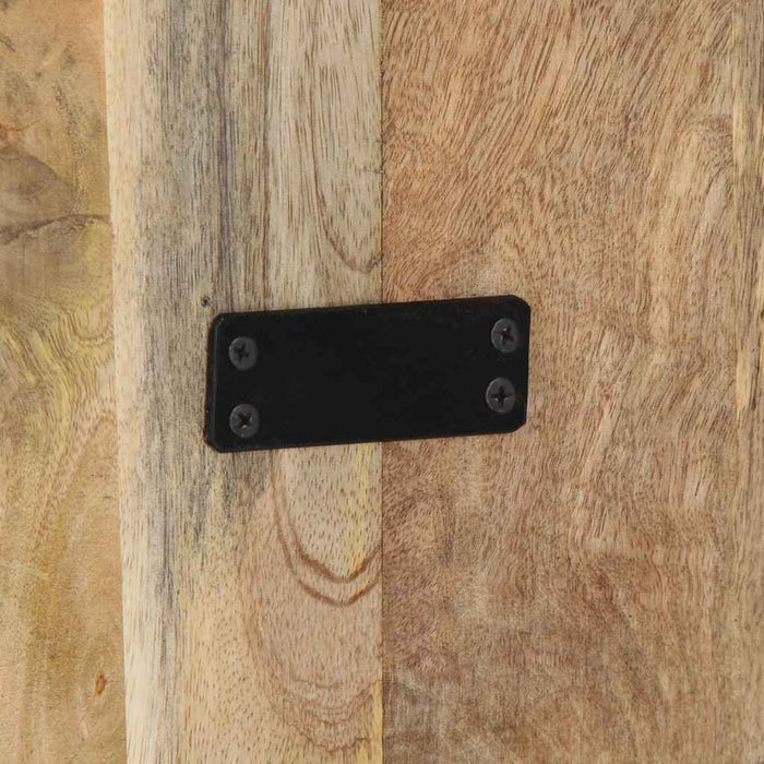 Testiera 160 cm in Legno Massello di Mango Grezzo 4017503