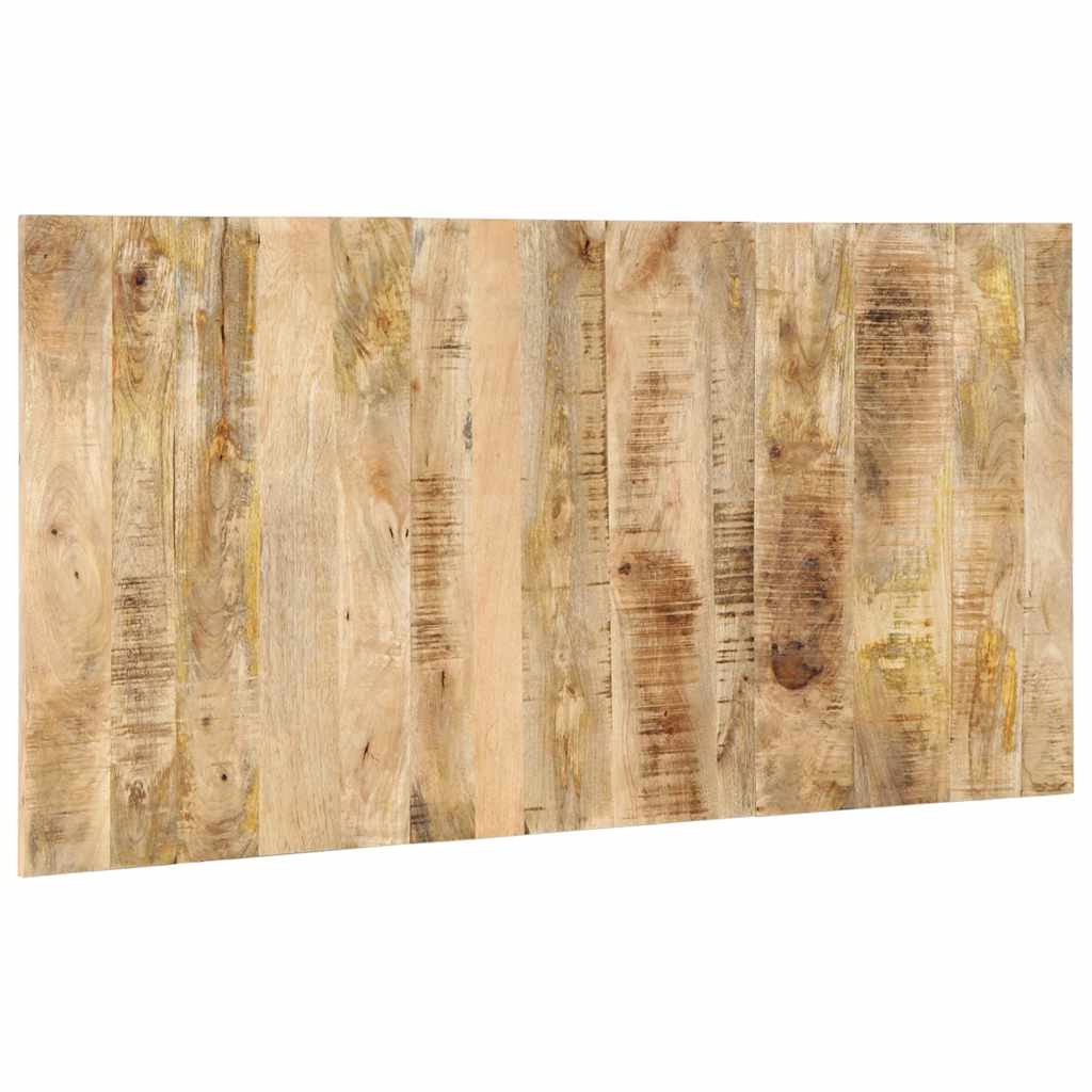 Testiera 160 cm in Legno Massello di Mango Grezzo 4017506