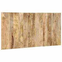 Testiera 160 cm in Legno Massello di Mango Grezzo 4017506