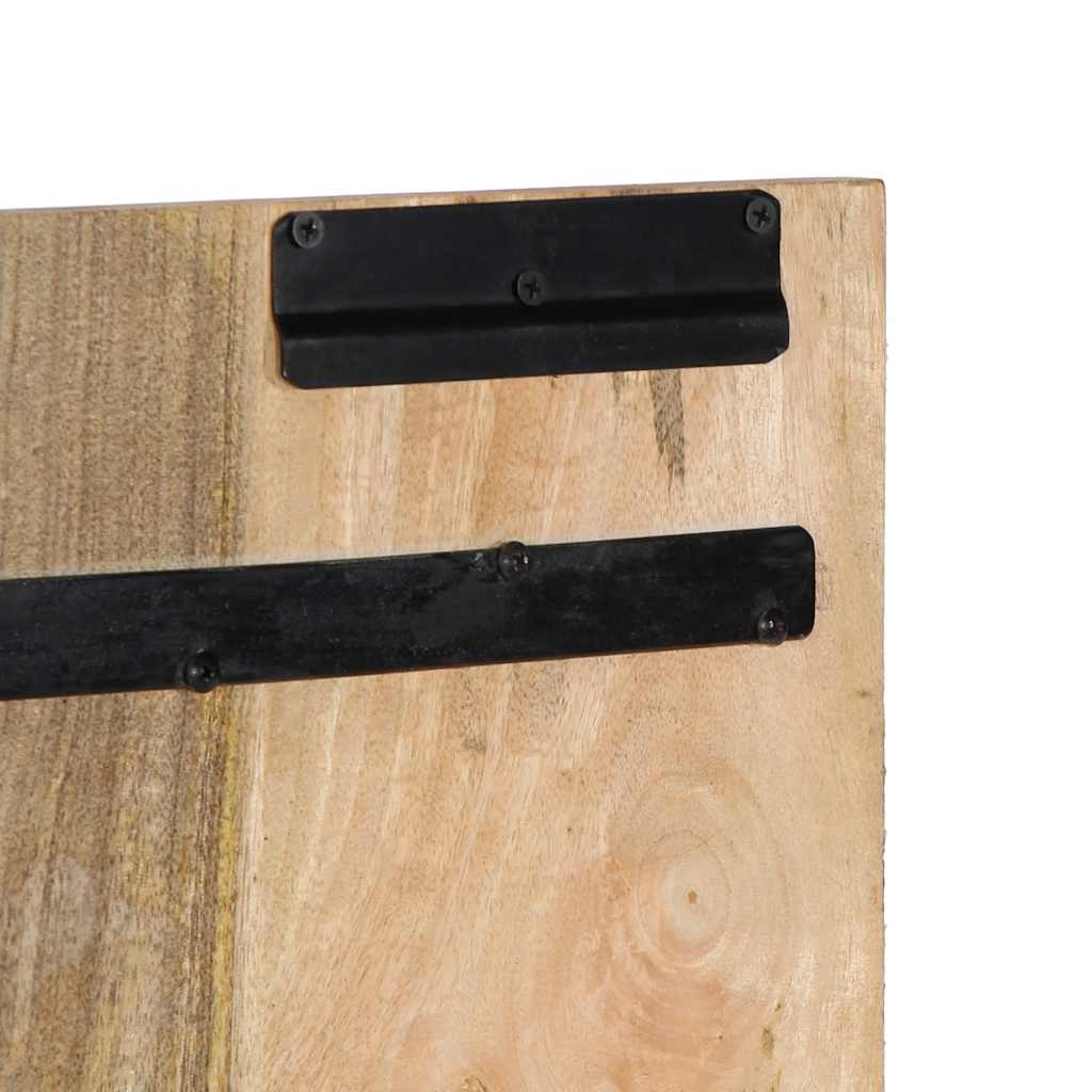 Testiera 160 cm in Legno Massello di Mango Grezzo 4017506