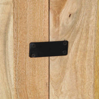 Testiera 160 cm in Legno Massello di Mango Grezzo 4017506