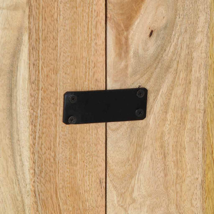 Testiera 160 cm in Legno Massello di Mango Grezzo 4017506