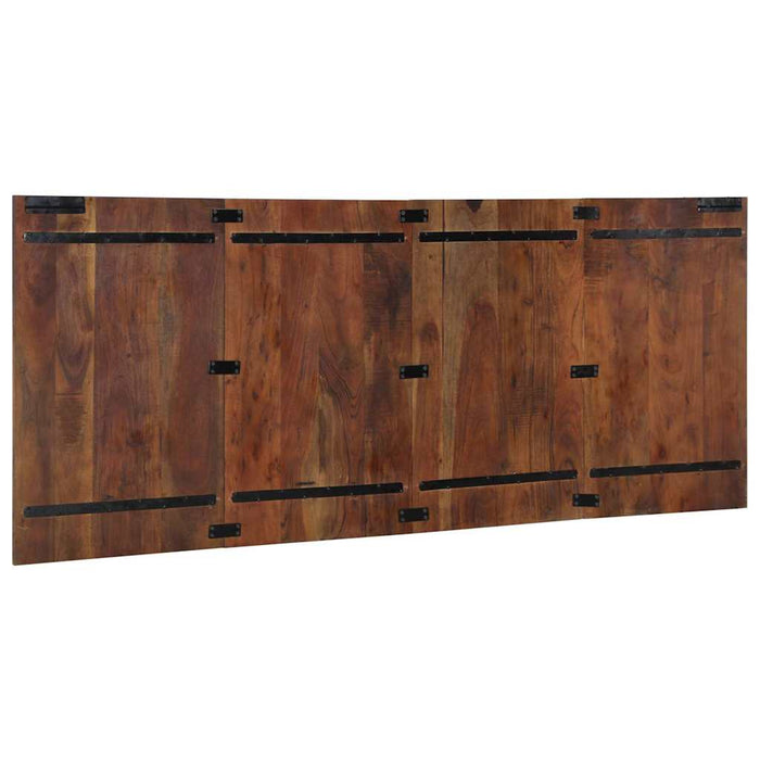 Testiera Multicolore 200 cm in Legno Massello Recupero 4017519