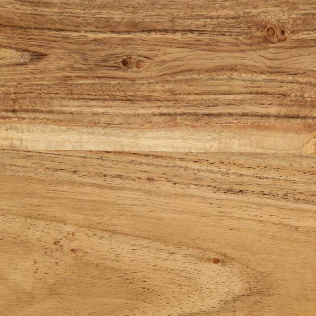 Comodino-Tavolino da notte 50x27x50 cm in Legno Massello di Acacia 860050