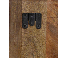 vidaXL Comodino Multicolore 50x27x50 cm in Legno Massello Recupero