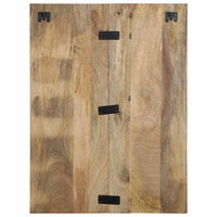 vidaXL Comodino 60x32x80 cm in Legno Grezzo Massello di Mango