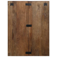 vidaXL Comodino Multicolore 60x32x80 cm in Legno Massello Recupero