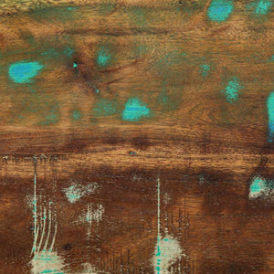 vidaXL Comodino Multicolore 60x32x80 cm in Legno Massello Recupero