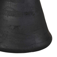 Tavolino da Salotto Nero Ø50x40 cm in Legno Massello di Mango 4017535