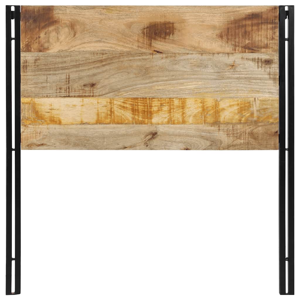 Testiera 100 cm in Legno Massello di Mango e Ferro 4017543