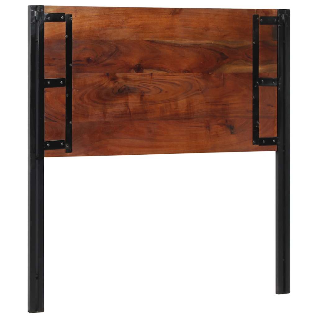 Testiera-Testata-Testiera Decorativa 100 cm in Legno Massello di Recupero e Ferro