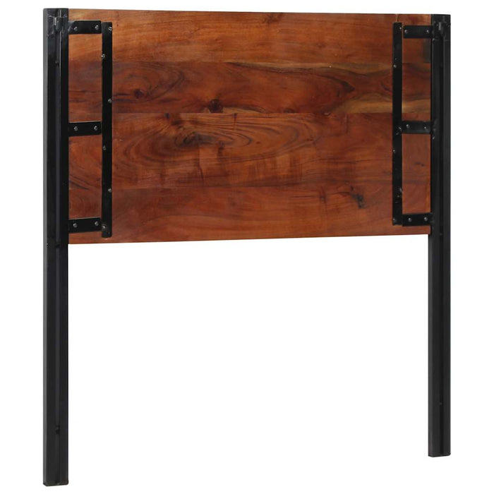 Testiera-Testata-Testiera Decorativa 100 cm in Legno Massello di Recupero e Ferro