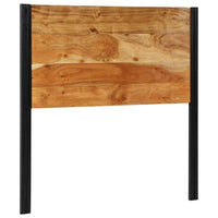 Testiera 100 cm in Legno Massello di Acacia e Ferro 4017545