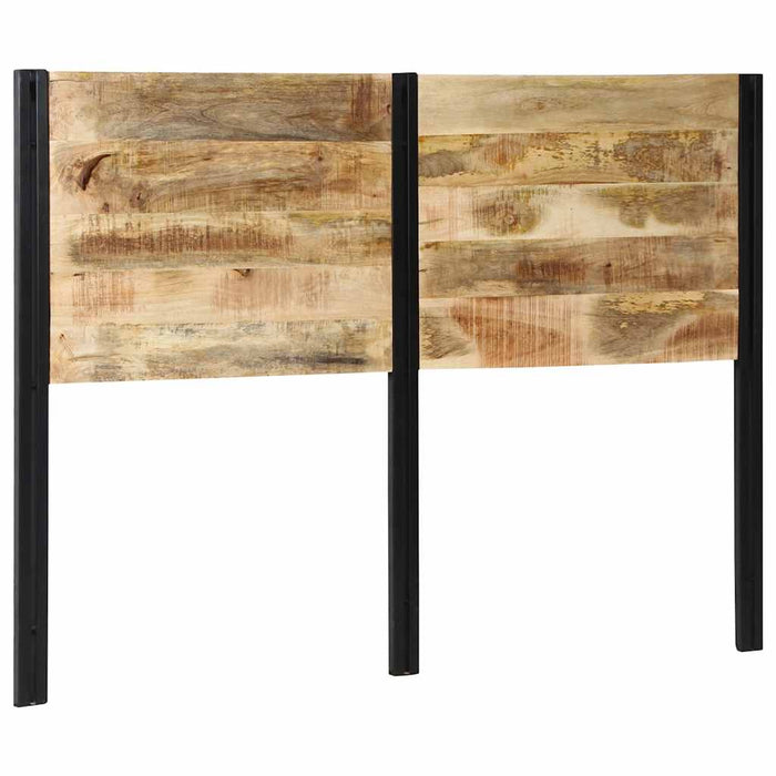 Testiera 140 cm in Legno Massello di Mango e Ferro 4017549