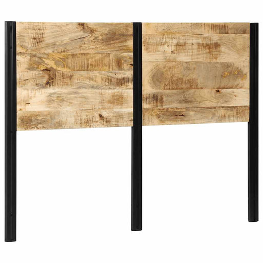 Testiera 140 cm in Legno Massello di Mango e Ferro 4017549