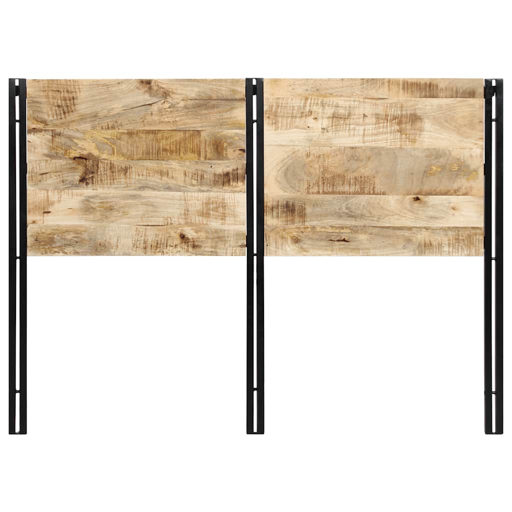 Testiera 140 cm in Legno Massello di Mango e Ferro 4017549