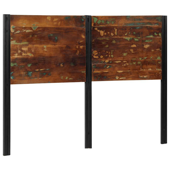 Testiera-Testata-Testiera Decorativa 140 cm in Legno Massello di Recupero e Ferro